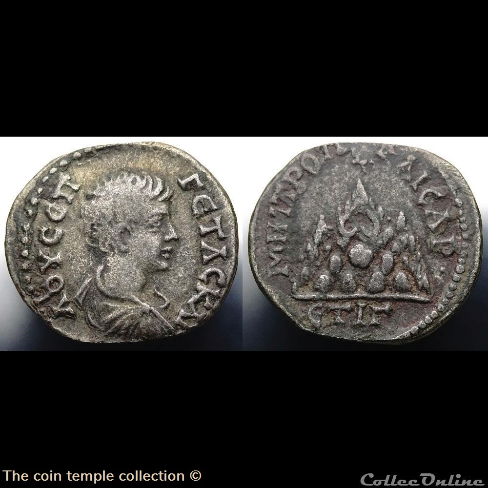 Geta Drachme munzen antike romische provinzial geta drachme