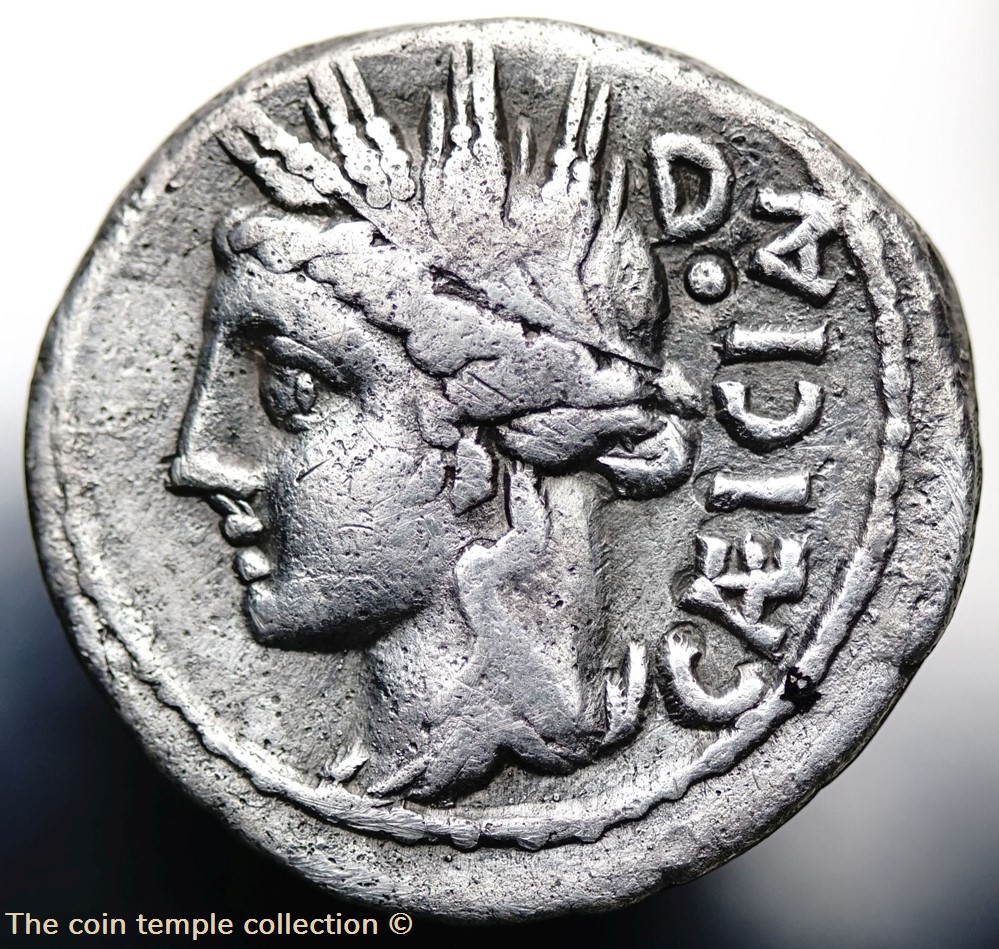 Crawford 321/1 L. CASSI CAEICIAN (L. Cassius Caecianus), Denar 2 munzen antike bis romische imperial und republik crawford 321 1 l cassi caeician l cassius caecianus denar