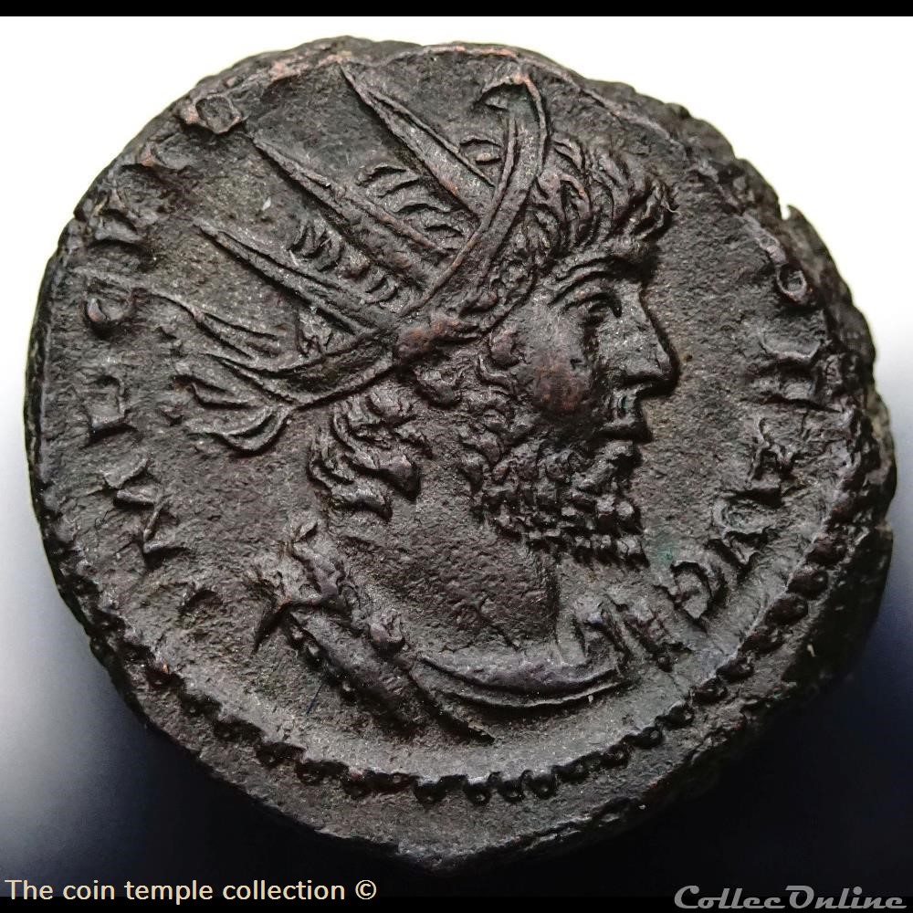 Antoninian Victorinus RIC V.4 #529(C6) 2 munzen antike bis romische imperial und republik antoninian victorinus ric v 4 529 c6