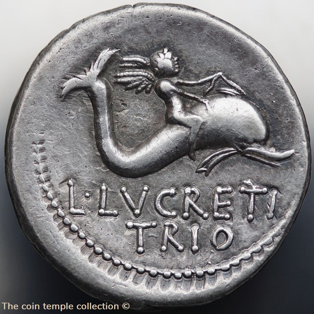 Crawford 390/2, L.LVCRETI TRIO (L. Lucretius Trio) Denarius, 73 B.C. Rome 3 munzen antike bis romische republik und imperial crawford 390 2 l lvcreti trio l lucretius trio denarius 73 b c rome