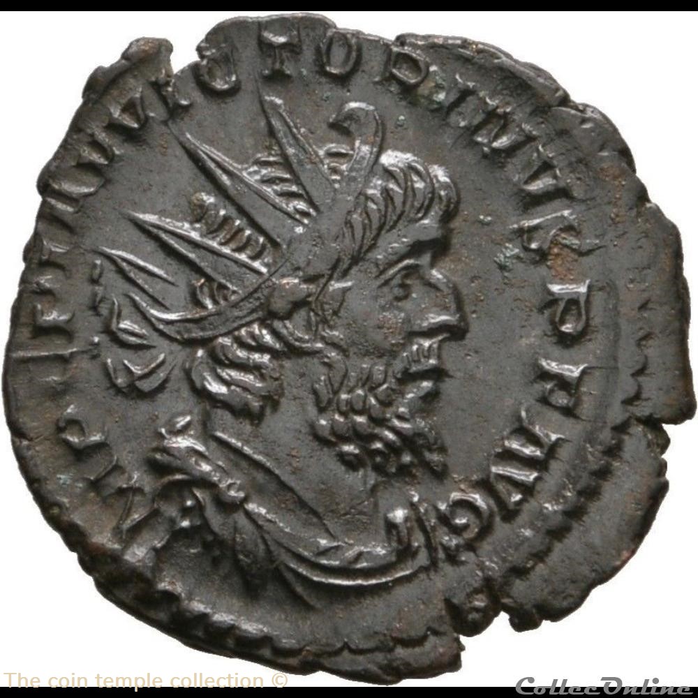 Antoninian Victorinus RIC V.4 #509(C4) 2 munzen antike bis romische imperial und republik antoninian victorinus ric v 4 509 c4