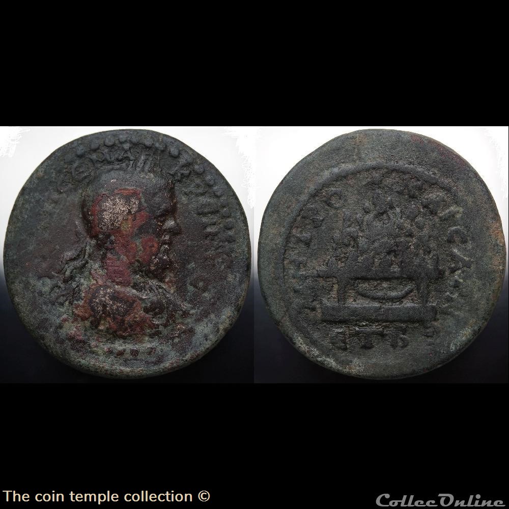 Macrinus AE30 munzen antike vor j bi nach romische provinzial macrinus ae30
