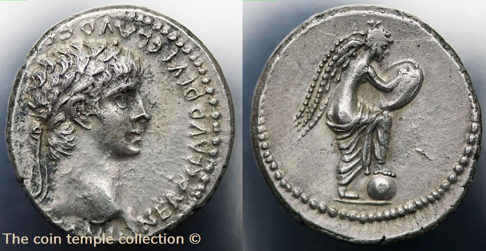 munzen antike vor j bi nach romische provinzial nero hemidrachme