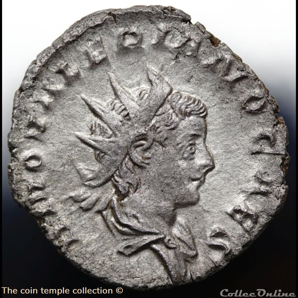 munzen antike romische valerianus ii antoninian ric 9 gobl 911e