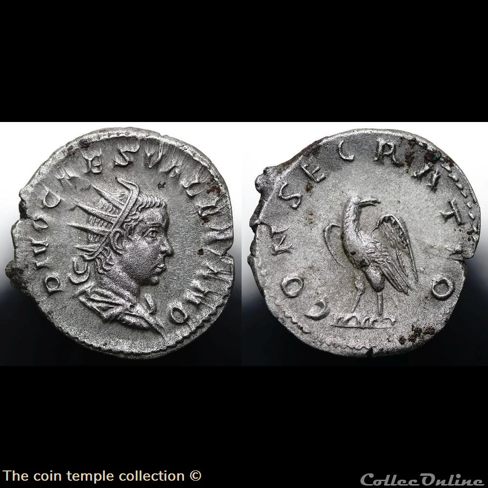munzen antike bis romische imperial und republik valerianus ii bourdel 334a r