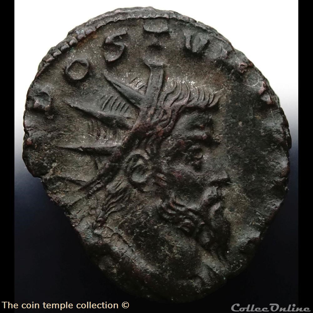 Antoninian Aureolus for Postumus, RIC V.4 #444(C2) 2 munzen antike bis romische imperial und republik antoninian aureolus for postumus ric v 4 444 c2