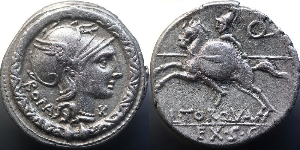 munzen antike bis romische imperial und republik crawford 295 1 l torqua q l manlius torquatus denar 113 o 112 rom