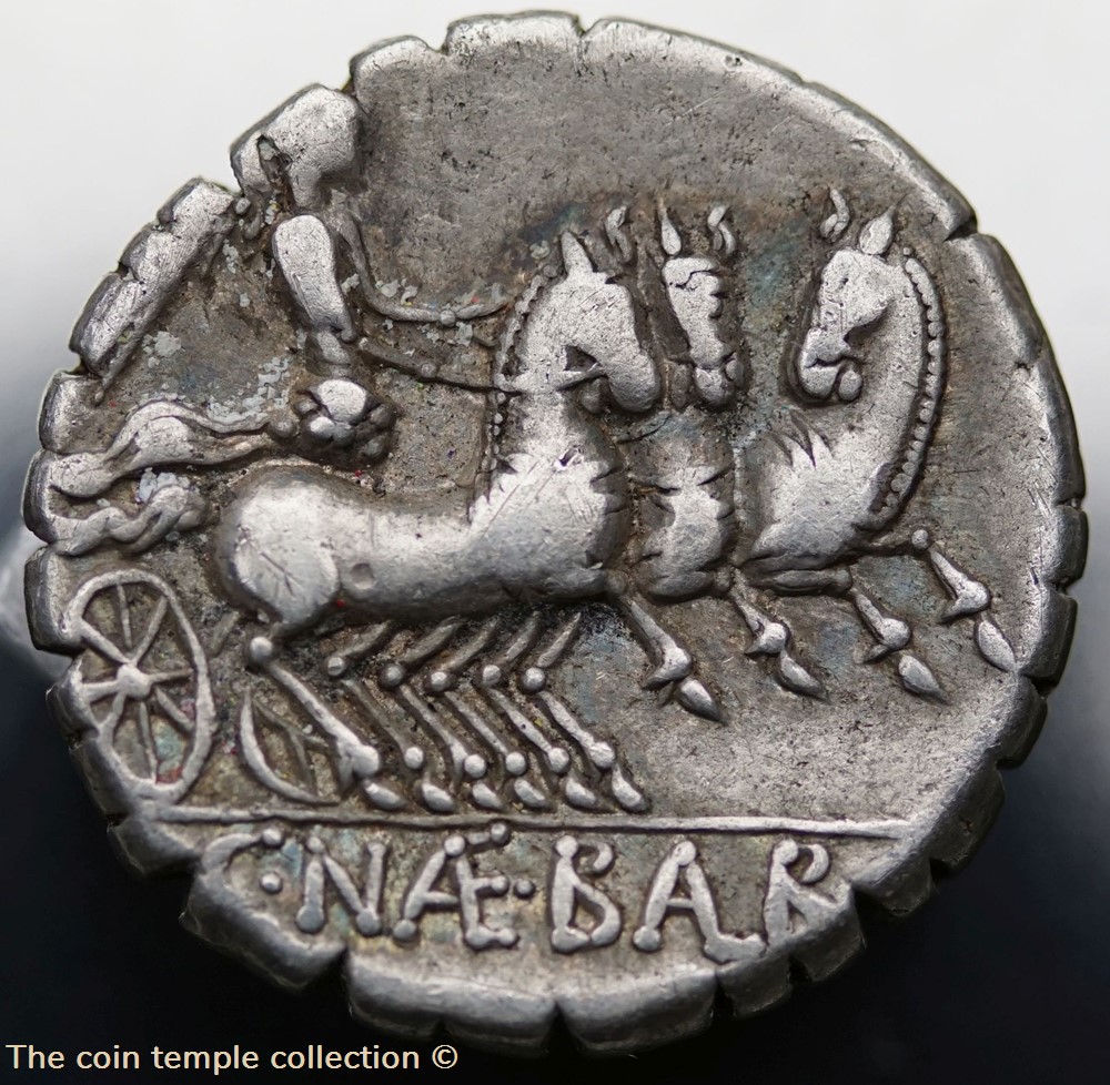 Crawford 382/1, C.NAE BALB (C.Naevius Balbus), Denar, Serratus 3 munzen antike bis romische imperial und republik crawford 382 1 c nae balb c naevius balbus denar serratus