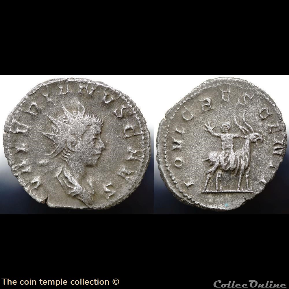 Valerianus II Antoninian RIC 3, Göbl 907e munzen antike romische valerianus ii antoninian ric 3 gobl 907e