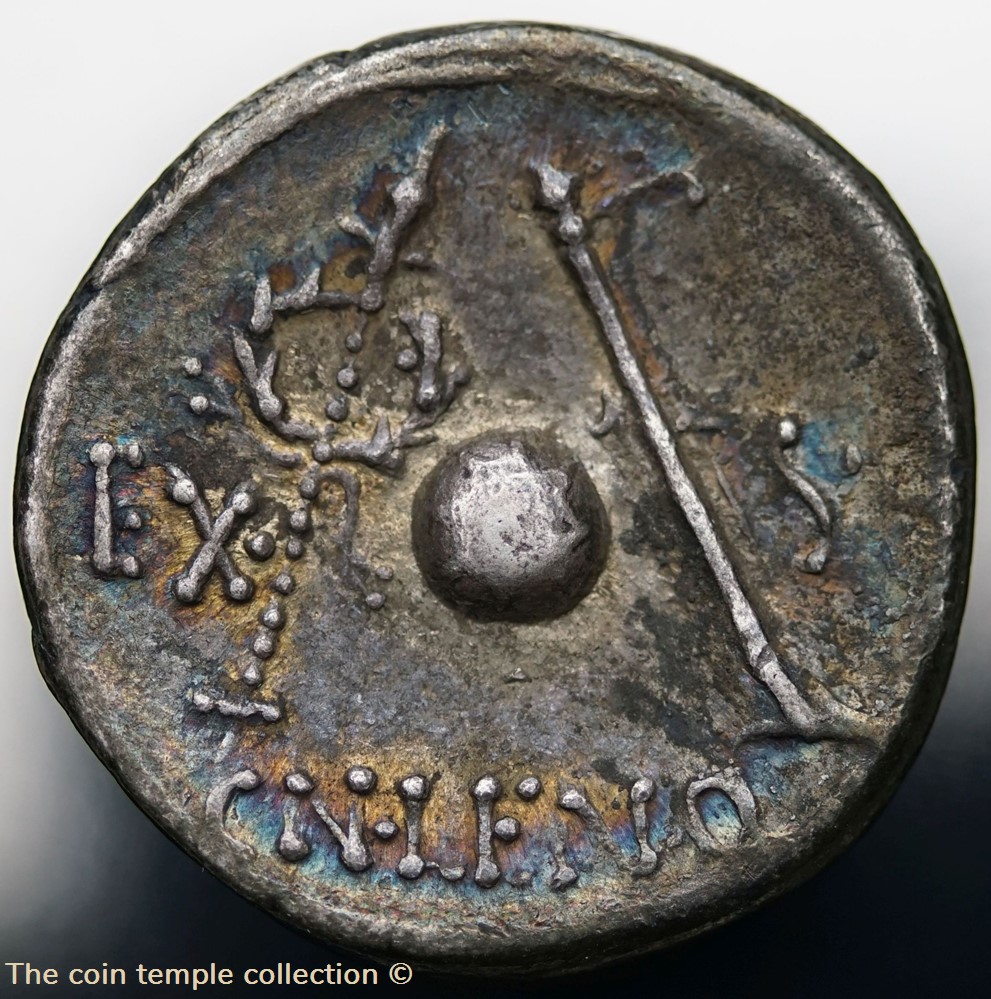 (45 €) Crawford 393/1, Cn. Cornelius P.f. Lentulus Marcellinus,*SOLD* 3 munzen antike bis romische imperial und republik 45 crawford 393 1 cn cornelius p f lentulus marcellinus sold