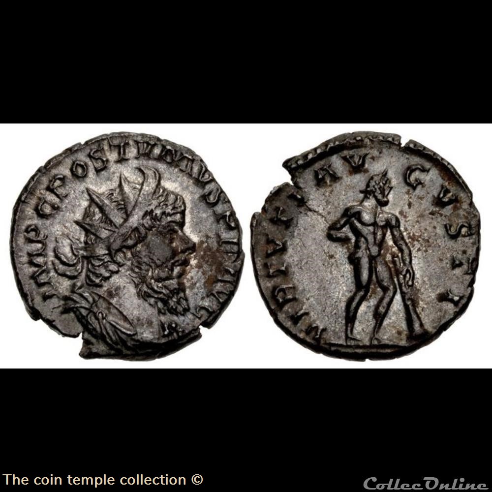 Antoninian Postumus RIC V.4 #314(R1) 4 munzen antike bis romische imperial und republik antoninian postumus ric v 4 314 r1