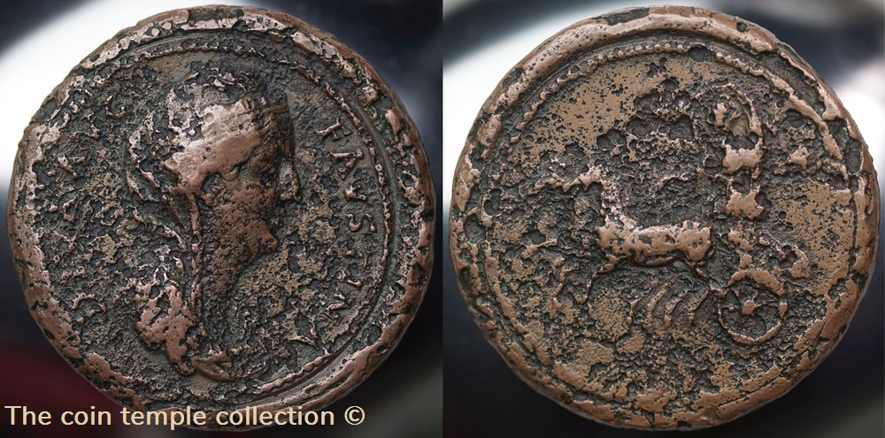 Faustina the elder Medallion munzen antike vor j c bis nach romische republikanische imperial faustina the elder medallion