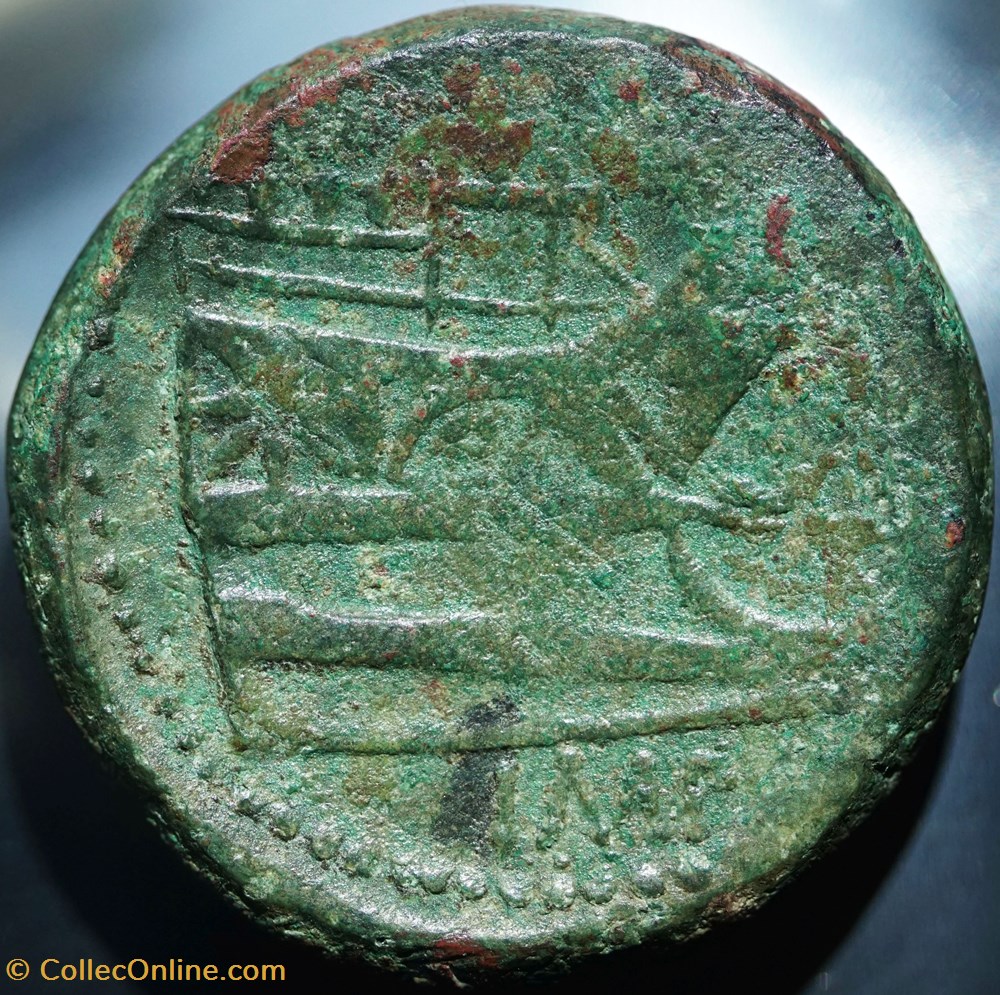Crawford 479/1 MAGNVS PIVS IMP (Sex. Pompeius Pius), As, 45 B.C. munzen antike bis romische imperial und republik crawford 479 1 magnvs pivs imp sex pompeius pius as 45 b c