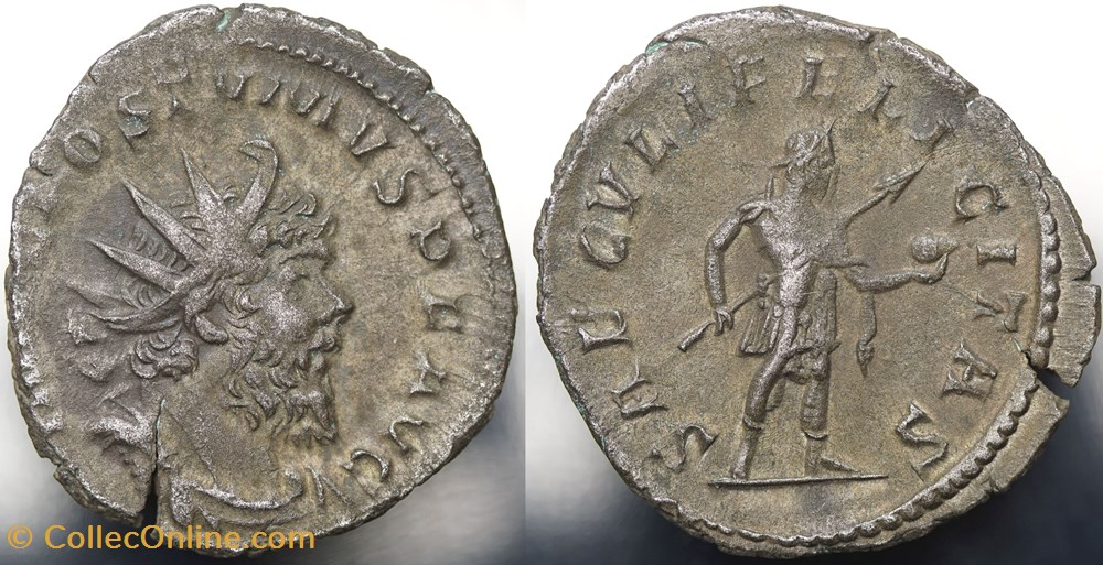 munzen antike bis romische imperial und republik antoninian postumus saecvli feleicitas for sale a vendre 15 euro