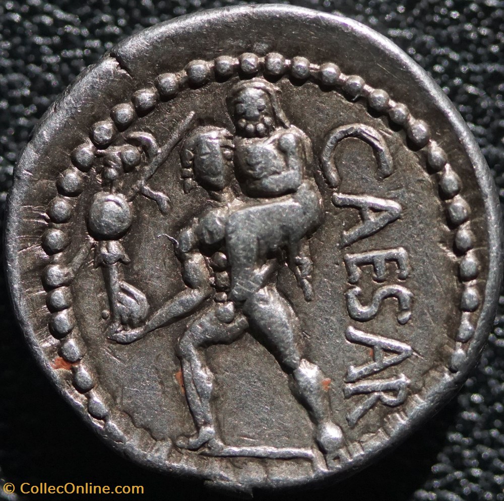 Crawford 458/1 CAESAR (C. Iulius Caeasar), Denar munzen antike bis romische imperial und republik crawford 458 1 caesar c iulius caeasar denar