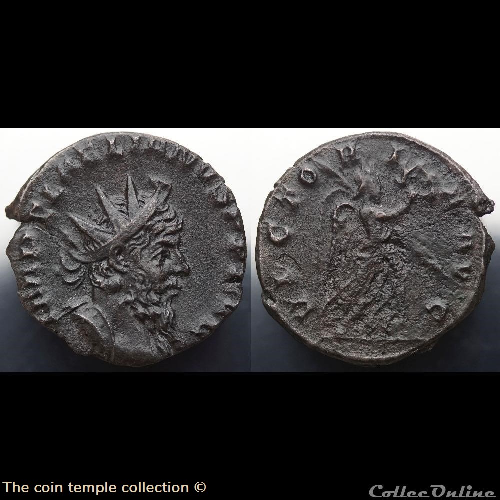 Antoninian Laelianus RIC V.4 #472(C2) munzen antike bis romische imperial und republik antoninian laelianus ric v 4 472 c2