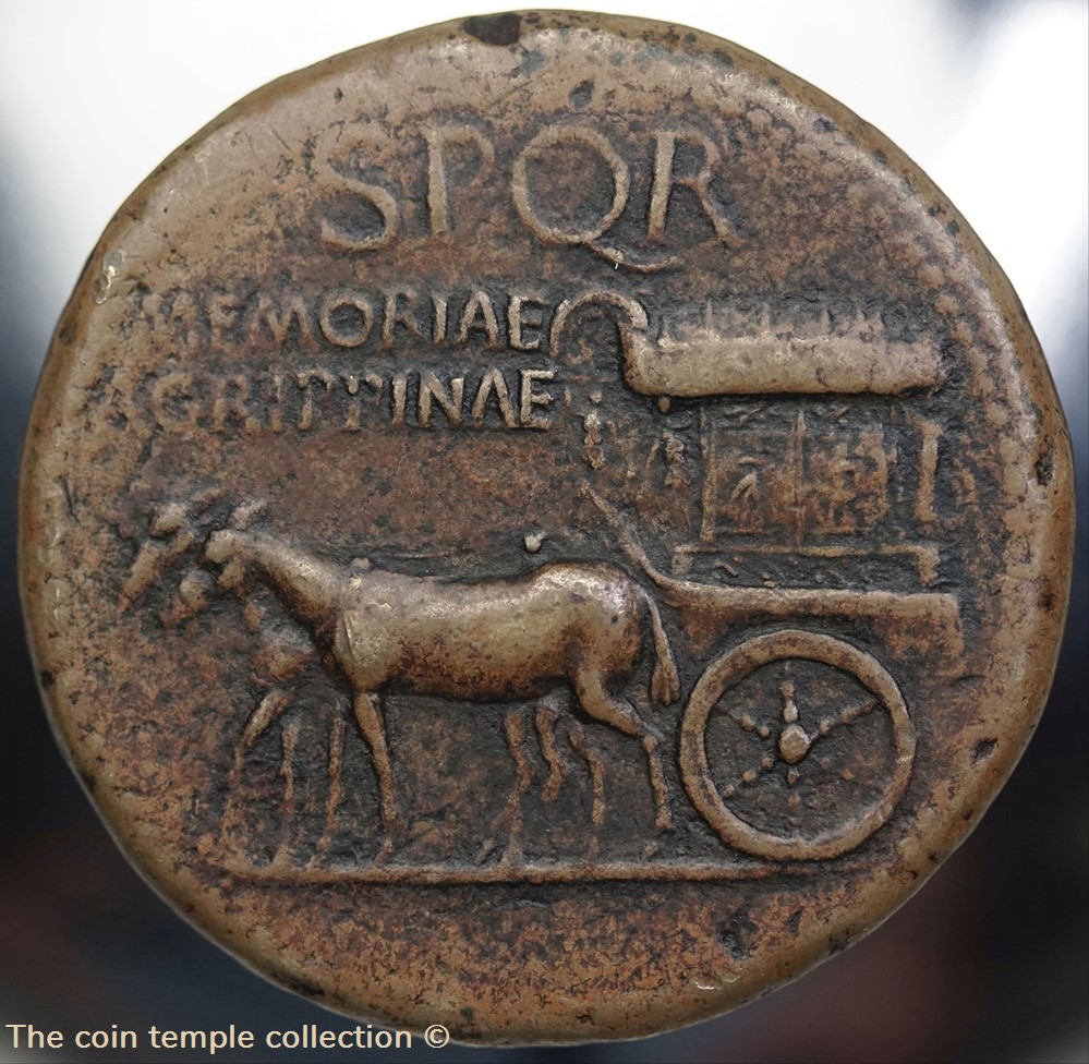 Agrippina mater RIC 112 3 munzen antike vor j bi nach romische republikanische imperial agrippina mater ric 112
