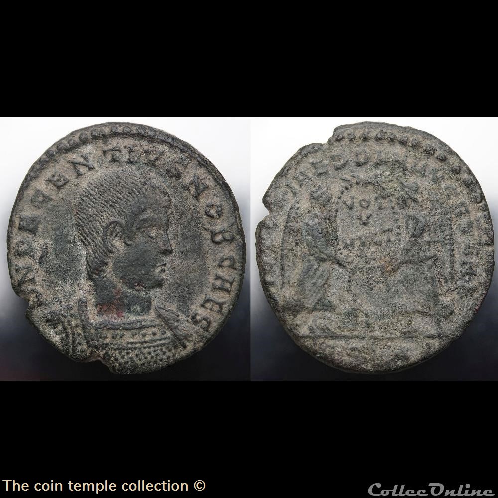 Decentius RIC 137 munzen antike vor j bi nach romische republikanische imperial decentius ric 137