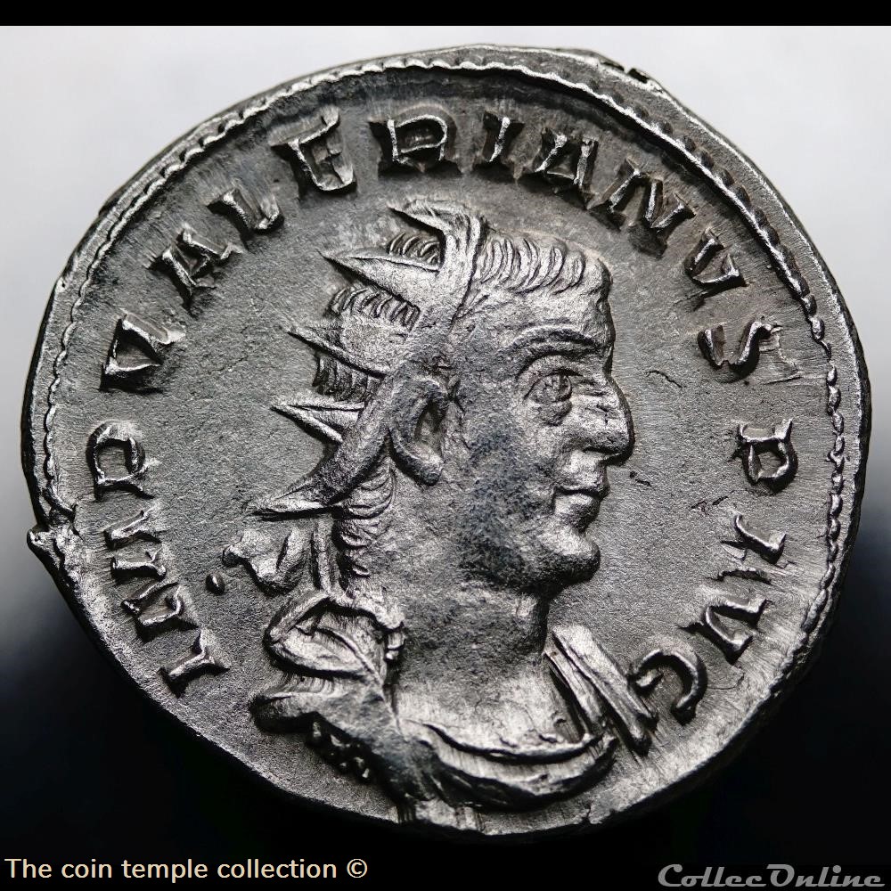 Valerianus Antoninian RIC 10, Goebl 868c (R) 2 munzen antike bis romische imperial und republik valerianus antoninian ric 10 goebl 868c r