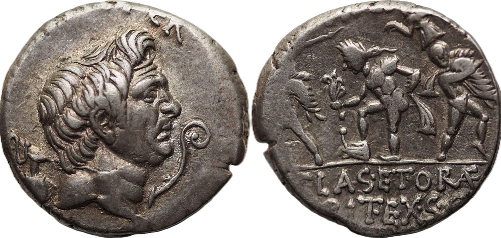 munzen antike bis romische imperial und republik crawford 511 3a mag pivs imp iter praef clas et orae marit sex pompeius pius denarius 42 36 bc