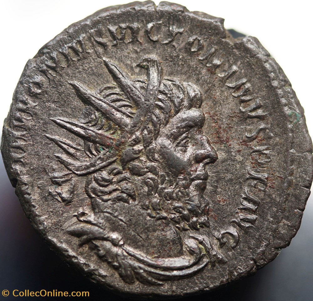 Antoninian Victorinus RIC V.4 #500(C1) munzen antike bis romische imperial und republik antoninian victorinus ric v 4 500 c1
