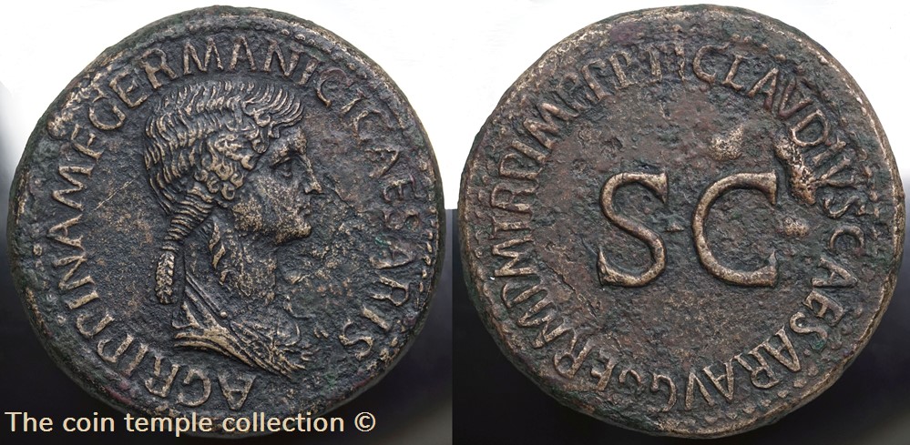 munzen antike bis romische imperial und republik agrippina mater ric 102