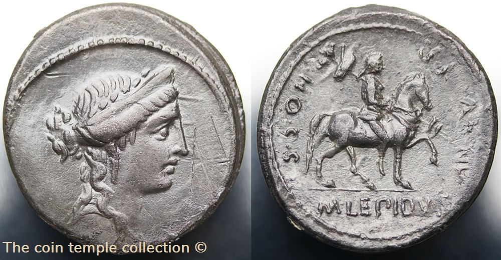 Crawford 419/1b M.LEPIDVS (M. Aemilius Lepidus), Denar munzen antike bis romische imperial und republik crawford 419 1b m lepidvs m aemilius lepidus denar