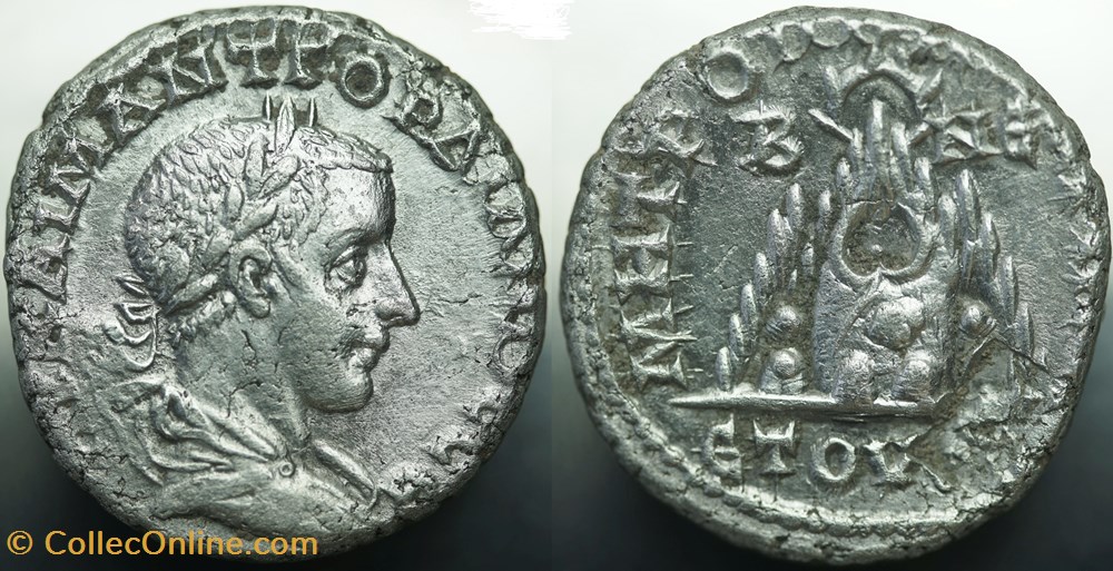 Gordian III Tridrachme munzen antike vor j bis nach romische provinzial gordian iii tridrachme