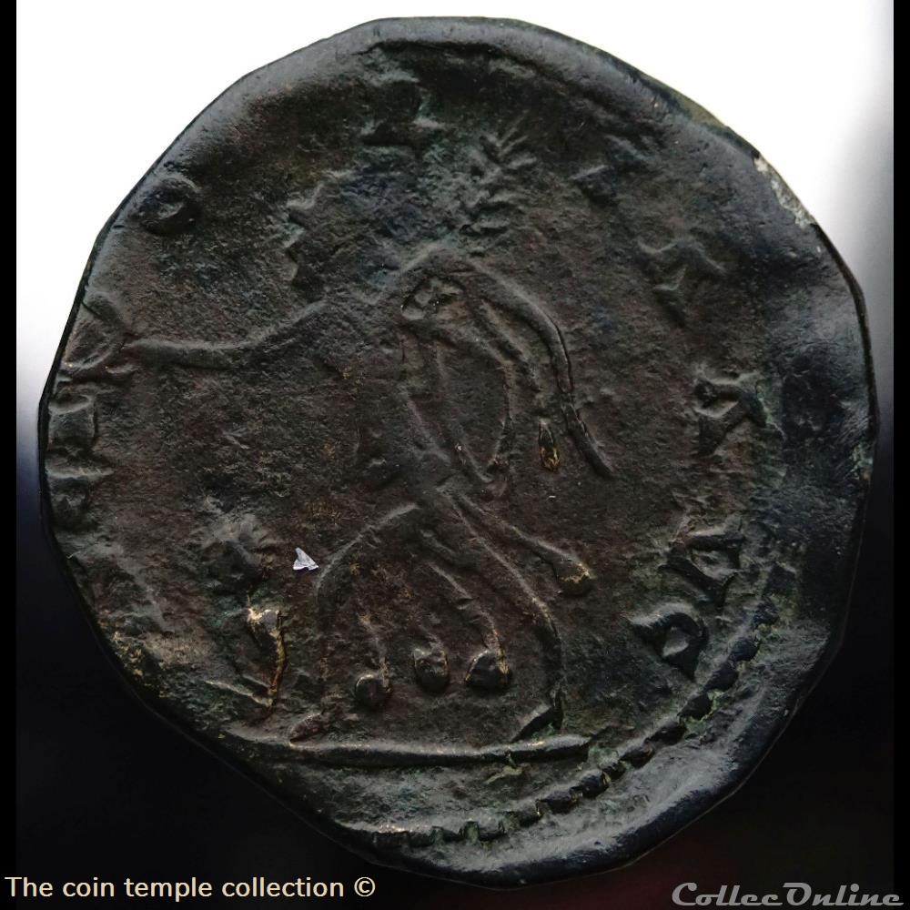Postumus Double Sestertius, RIC V.4 #105(R3) 2 munzen antike bis romische imperial und republik postumus double sestertius ric v 4 105 r3