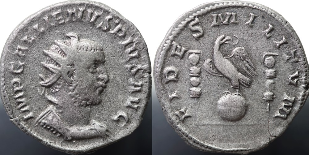 Gallienus, Göbl 871b (R2) munzen antike bis romische imperial und republik gallienus gobl 871b r2