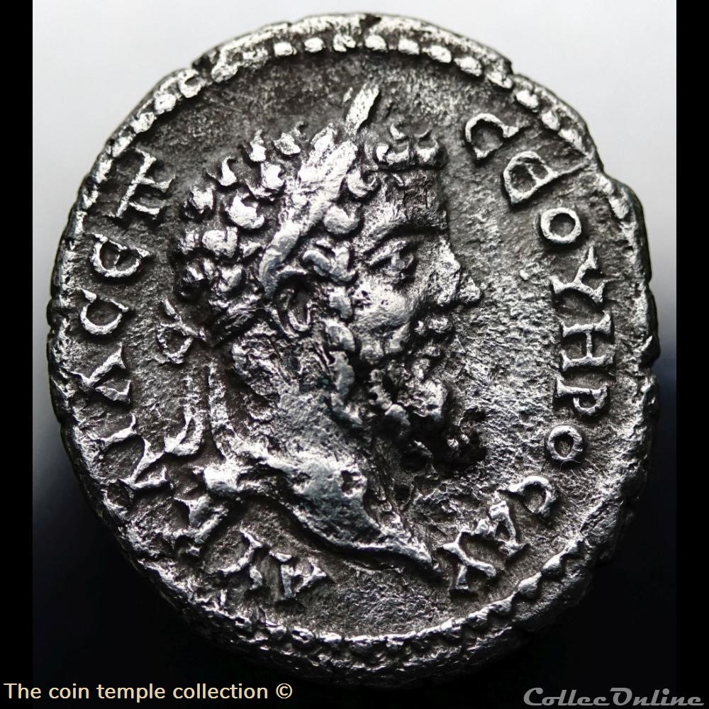 Septimius Severus Drachme; SYD 405 2 munzen antike bis romische provinz septimius severus drachme syd 405