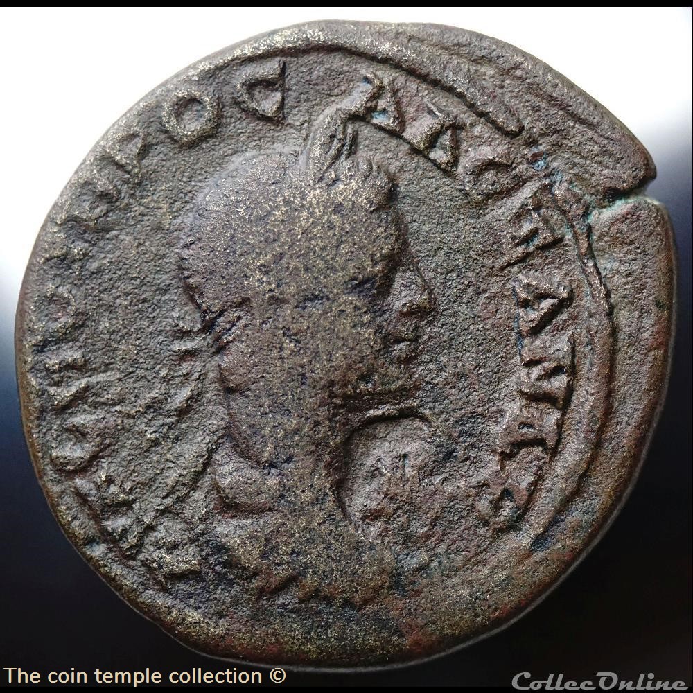Severus Alexander AE27 2 munzen antike romische provinzial severus alexander ae27
