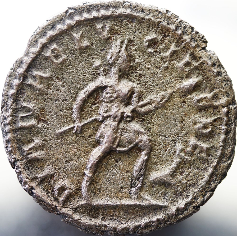 Antoninian Postumus, RIC V.4 #287(R1) munzen antike bis romische imperial und republik antoninian postumus ric v 4 287 r1