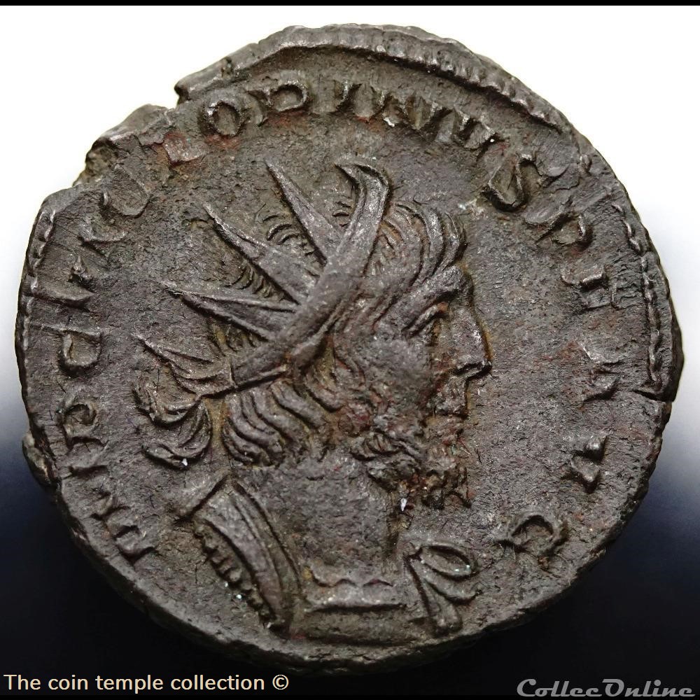 Antoninian Victorinus RIC V.4 #596 (C4) 2 munzen antike bis romische imperial und republik antoninian victorinus ric v 4 596 c4