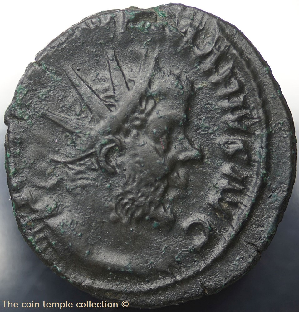 Antoninian Marius, RIC V.4 #496(C1) 2 munzen antike bis romische imperial und republik antoninian marius ric v 4 496 c1