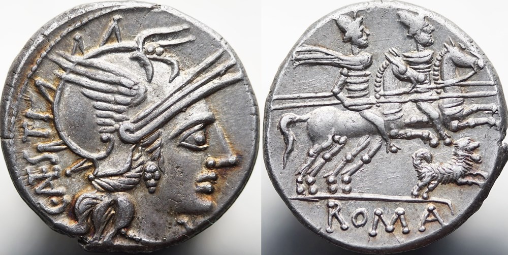 Crawford 219/1e, C.ANTESTI (C. Antestius), Denar, 146, Rom munzen antike bis romische imperial und republik crawford 219 1e c antesti c antestius denar 146 rom