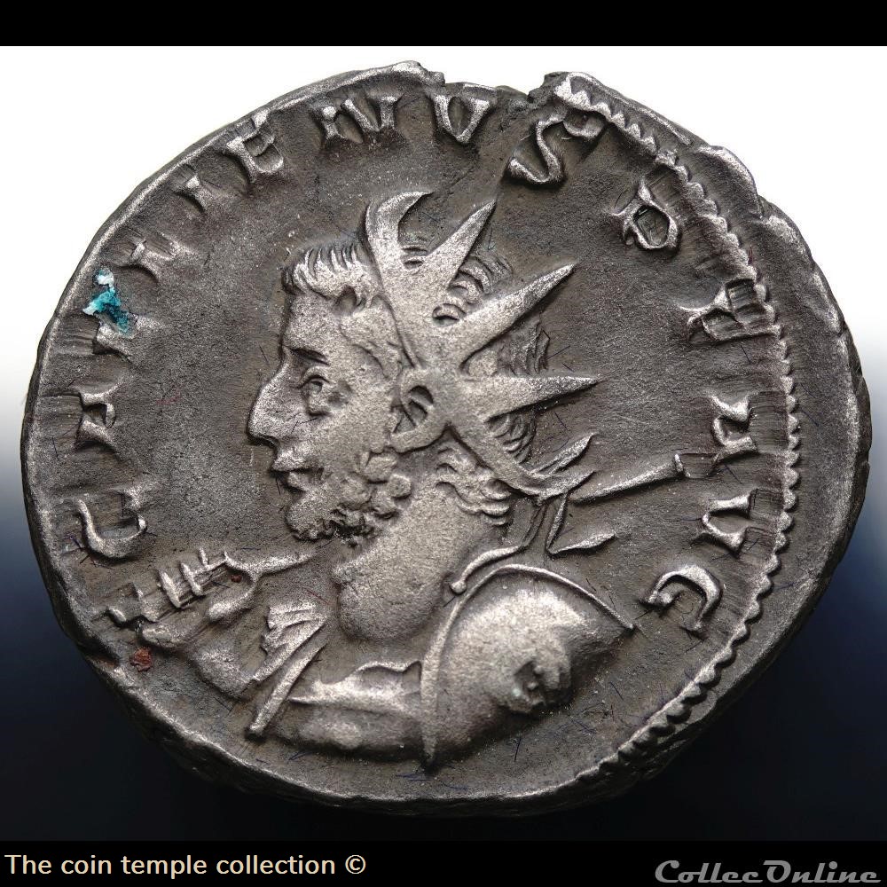 Gallienus, Göbl 874m 2 munzen antike romische gallienus gobl 874m