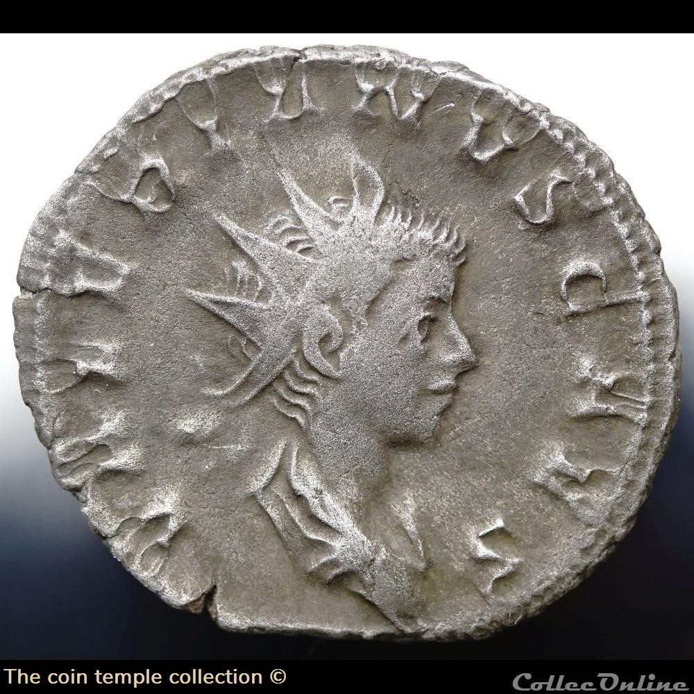 Valerianus II Antoninian RIC 3, Göbl 907e 2 munzen antike romische valerianus ii antoninian ric 3 gobl 907e