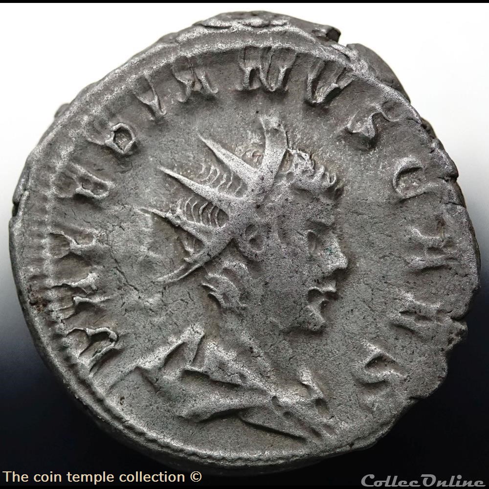 Valerianus II Antoninian RIC 3, Göbl 907e 2 munzen antike romische valerianus ii antoninian ric 3 gobl 907e