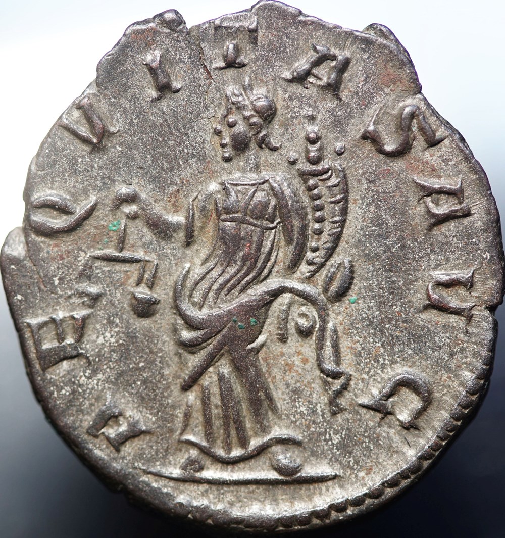 Antoninian Victorinus RIC V.4 #567(C1) munzen antike bis romische imperial und republik antoninian victorinus ric v 4 567 c1