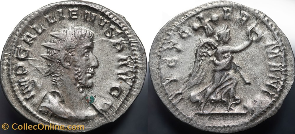 Gallienus, Göbl 875d (R) munzen antike bis romische imperial und republik gallienus gobl 875d r