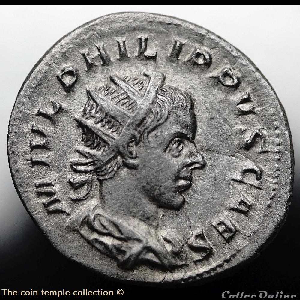 Philippus II RIC 59var (R3) - Coins - Ancient - Romans - Imperial and ...