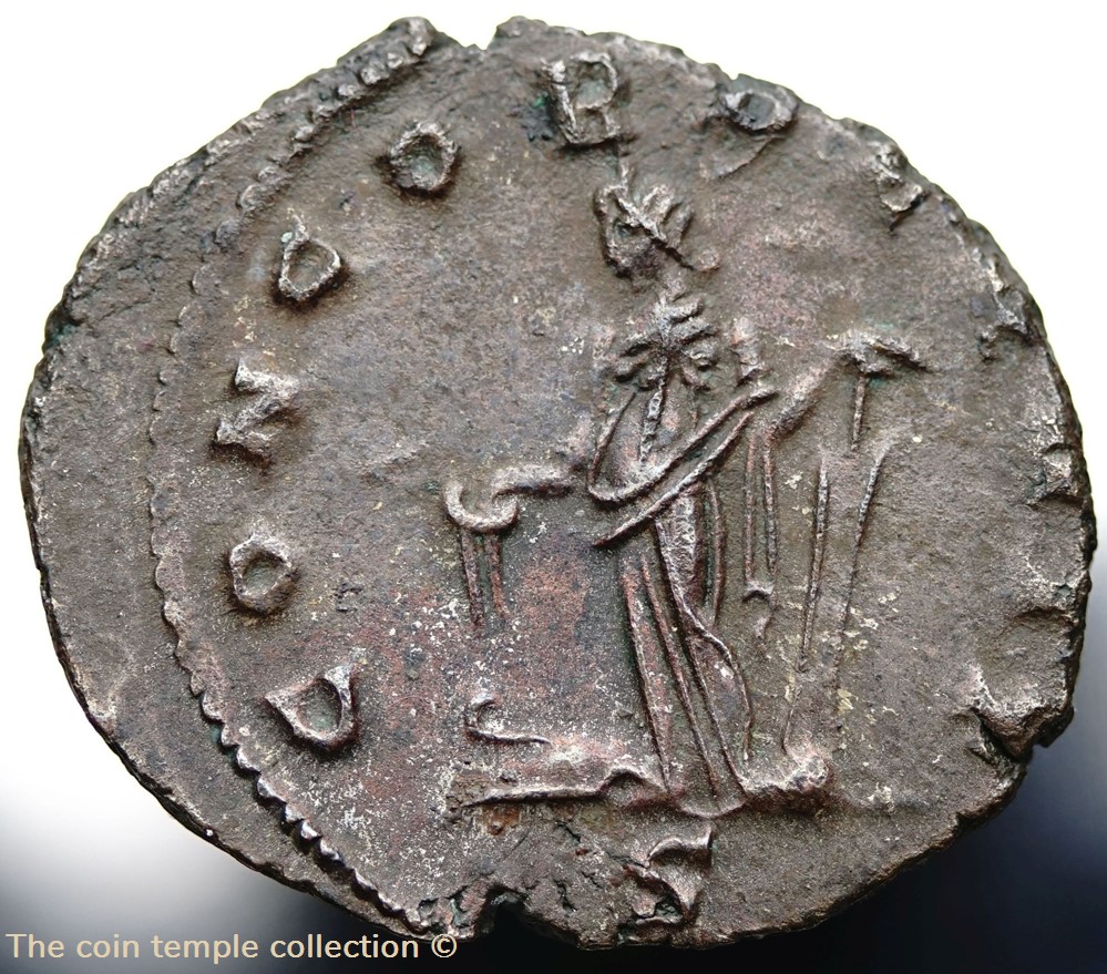 Antoninian Aureolus for Postumus RIC V.4 #456(S) 3 munzen antike bis romische imperial und republik antoninian aureolus for postumus ric v 4 456 s
