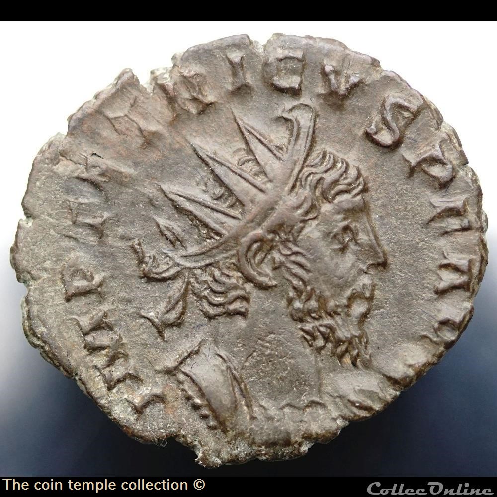 Antoninian Tetricus RIC V.4 #801(C7) 2 munzen antike bis romische imperial und republik antoninian tetricus ric v 4 801 c7