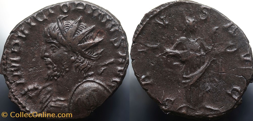 Antoninian Victorinus RIC V.4 #576(R1) munzen antike bis romische imperial und republik antoninian victorinus ric v 4 576 r1