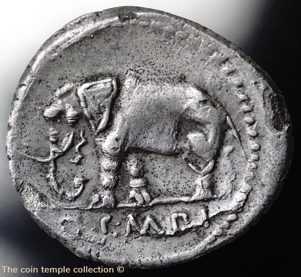 munzen antike bis romische imperial und republik crawford 374 1 q c m p i q caecilius metellus pius denar 81 bc military mint north italy