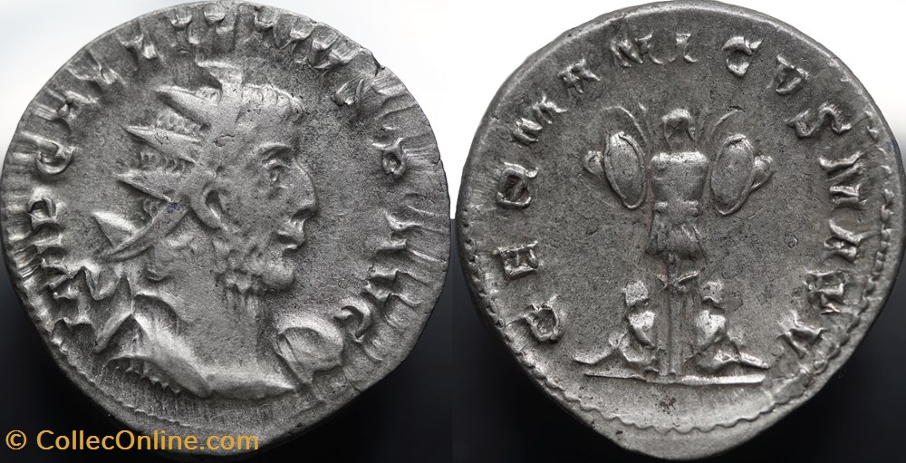 Gallienus, Göbl 872d, Eauze 1467 (R) munzen antike bis romische imperial und republik gallienus gobl 872d eauze 1467 r