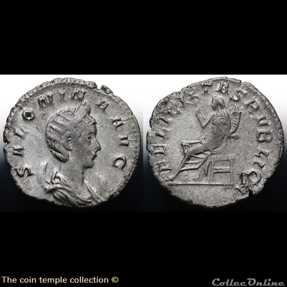 Salonina Antoninian munzen antike romische salonina antoninian