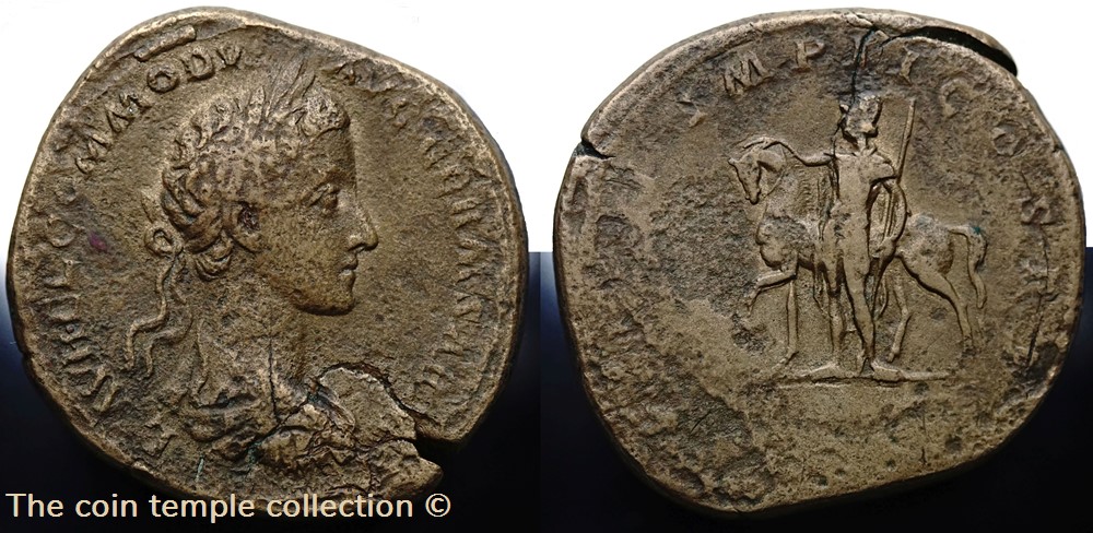 munzen antike bis romische imperial und republik commodus ric 1579 very rare r3