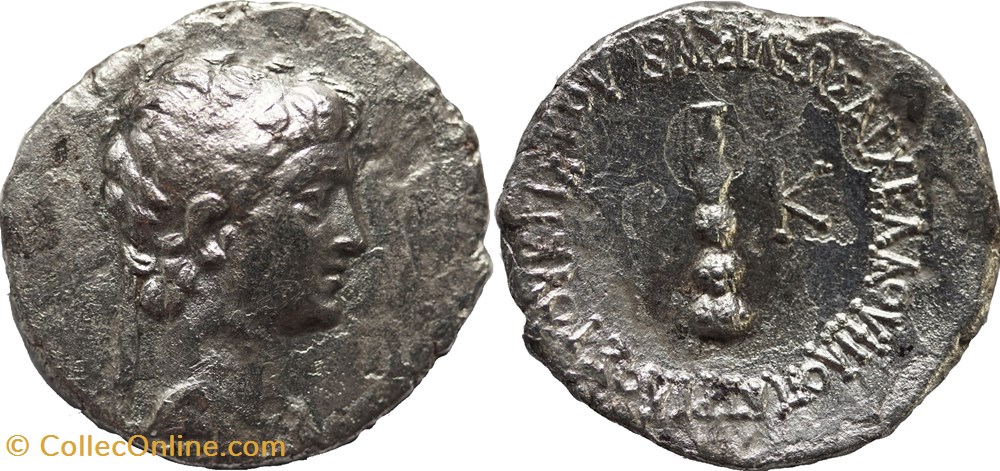 Archelaos Philopatris Ktistes Drachm munzen antike bis griechisch archelaos philopatris ktistes drachm